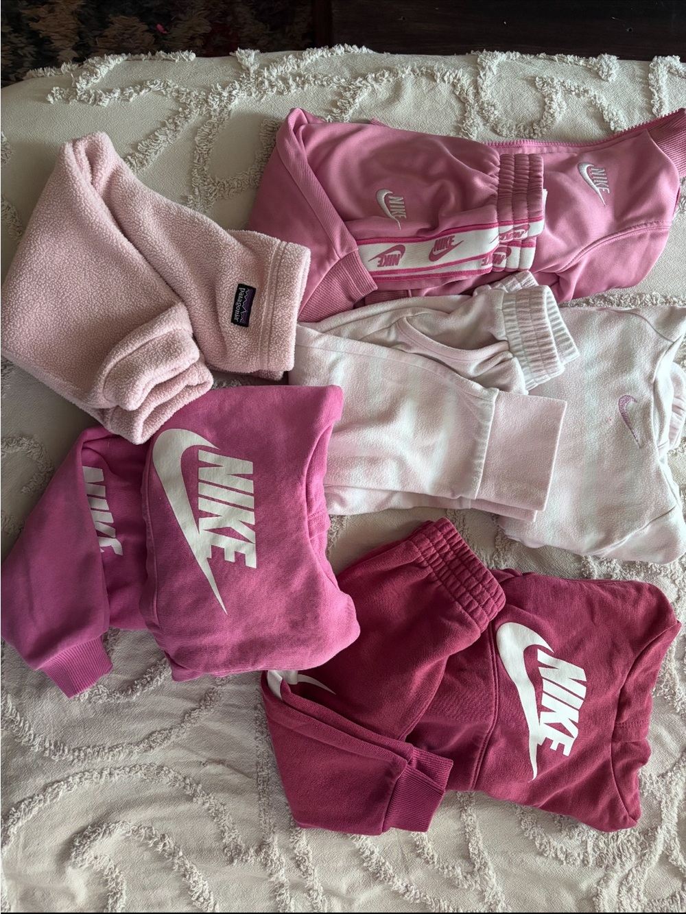 Nike Kids Matching Set - Various Pink Shades